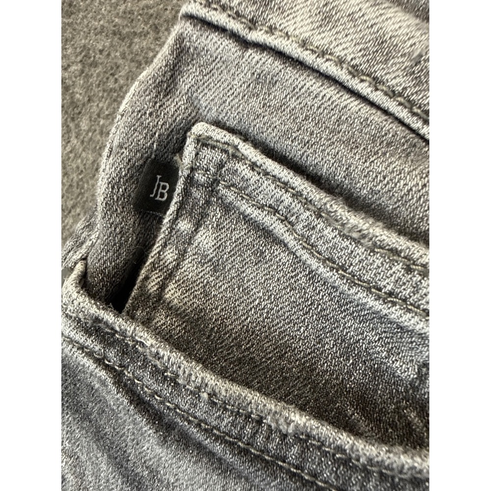 Judy Blue Skinny Jeans Size 7/28 Gray Preppy Party Distressed Raw Hem JB88792 - Picture 7 of 15